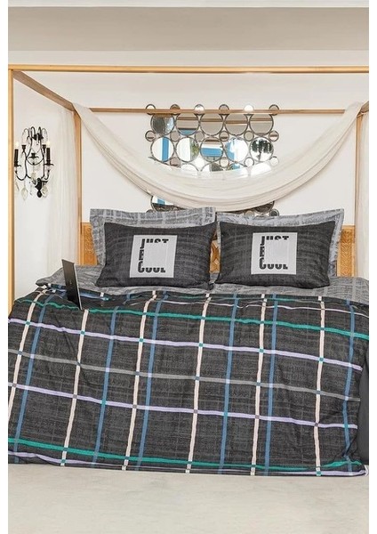 Odesa Gris Çift Kişilik Nev Takımı