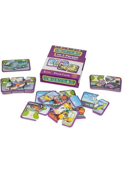 7192 Dıytoy, Flash Cards - Taşıtlar / +18 Ay