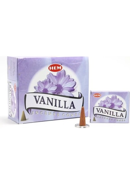 Vanilla Aromalı Konik Tütsü
