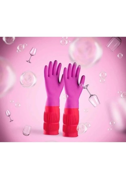 Uzun Konç Bulaşık Eldiveni M Beden