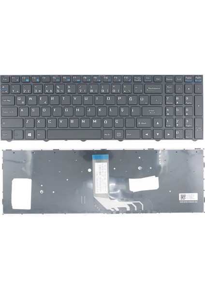 Casper Nirvana X500.1005, X500.1021, X500.1035, X500.1065 ile Uyumlu Notebook Klavye - Siyah - Tr