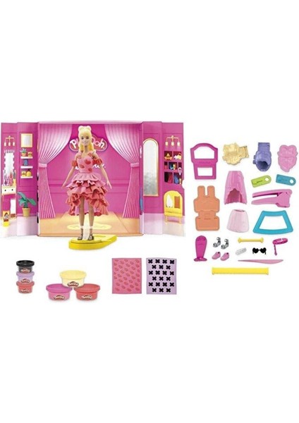 G1356 Play-Doh Barbie Designer Fashion Show - Tasarım Moda Show +3 Yaş fiyatları