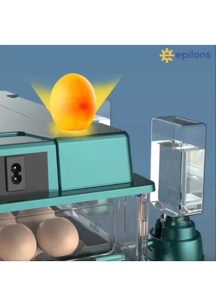 Slim Yeni Model 130’LU Gün Sayaçlı Otomatik Kuluçka Makinesi – Tavuk Kaz Ördek Kuş Yumurtası Uyumlu modelleri