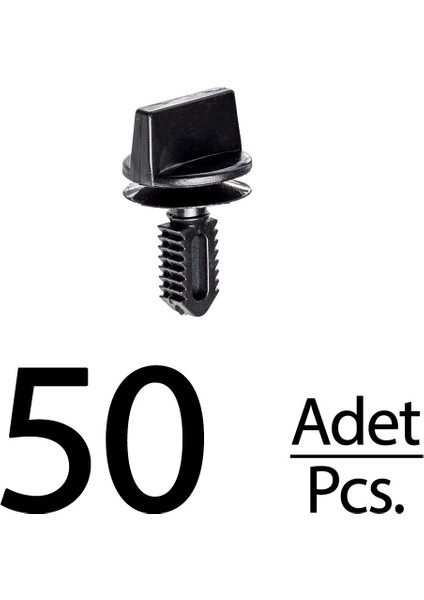 Bmw 3 Serisi 5 Serisi 7 Serisi 8 Serisi Için Far Klips - 50 Adet