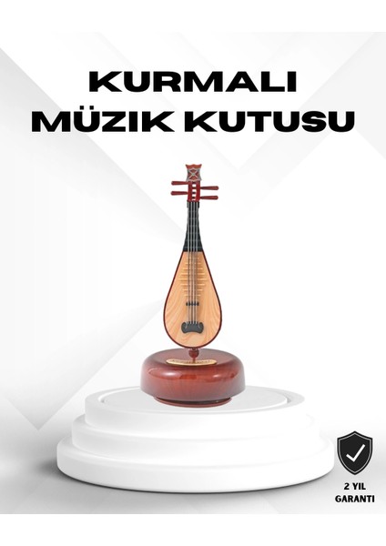 Figürlü Müzik Kutusu Zarif Melodili Dekoratif Model