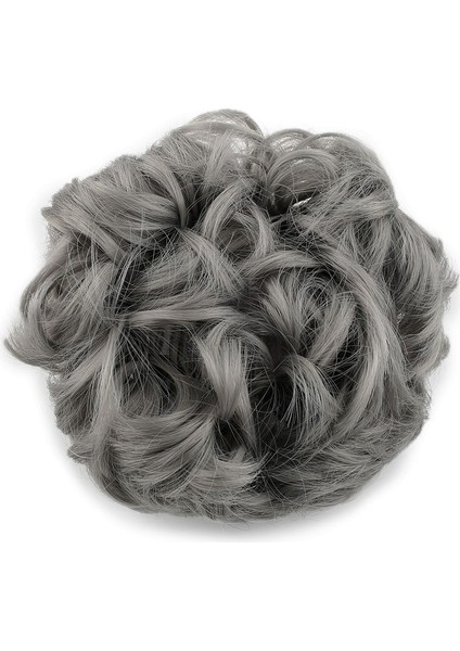 Yoğun Saçlı Lastikli Topuz Toka / Gri fiyatları