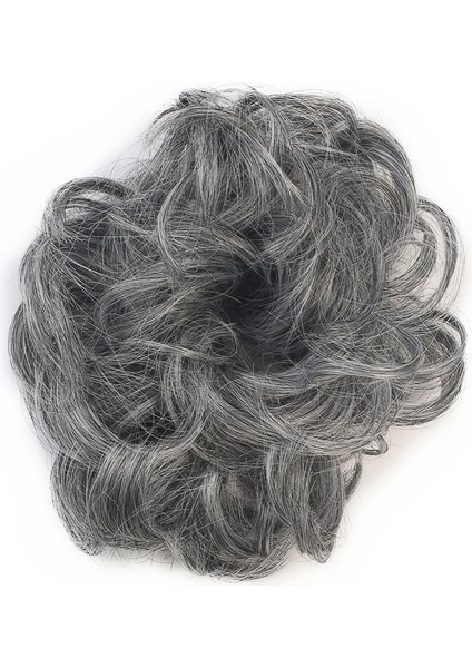 Saçlı Lastikli Topuz Toka / Kırçıllı Gri fiyatları