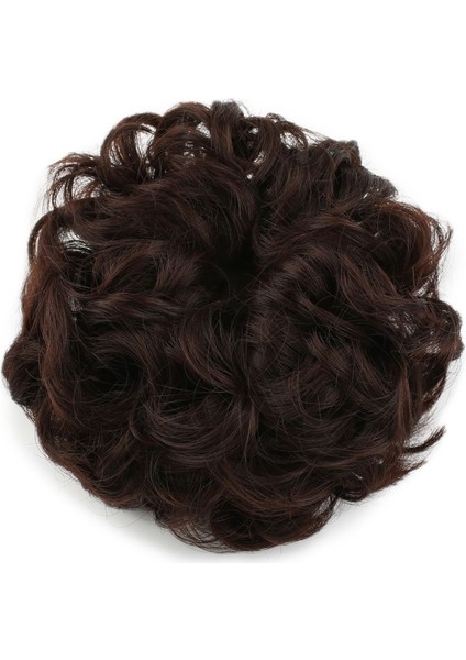 Yoğun Saçlı Lastikli Topuz Toka / Koyu Kahve fiyatları