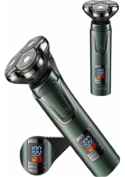 Dijital Göstergeli 3 Başlıklı Tıraş Makinesi Islak Kuru Lazer Öncesi Günlük modelleri