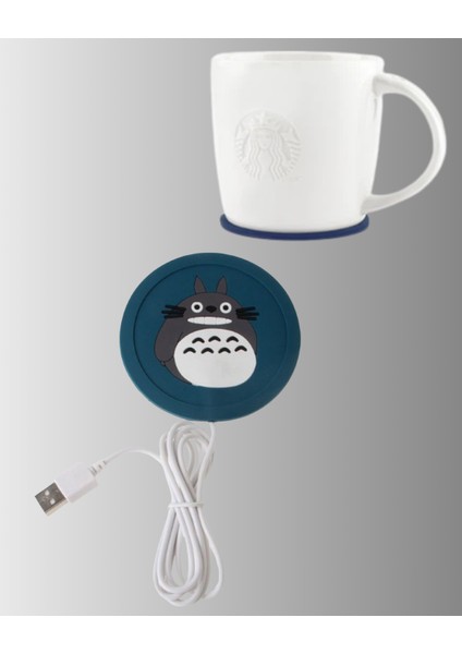 Totoro Figürlü USB Bardak Isıtıcı Sıcak Tutucu Mat 60 Derece Maksimum fiyatları