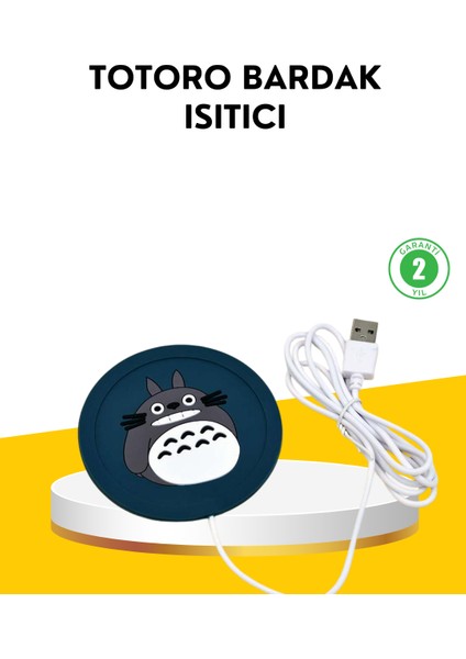 USB Isıtıcı Bardak Altlığı Totoro Desenli 45°–60° Sıcaklık Koruma