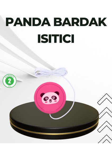 USB Isıtıcı Bardak Altlığı Sevimli Figürlü 50–60° Anında Isıtma Teknolojili