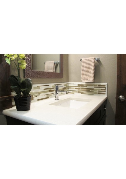 Mutfak,banyo,zemin Için Krom Bordo Desenli 23X73 Kristal Mozaik modelleri