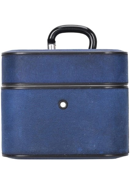 Casquet Apple Airpods 3.nesil Uyumlu Deri Kılıf G21 Mavi indirimleri