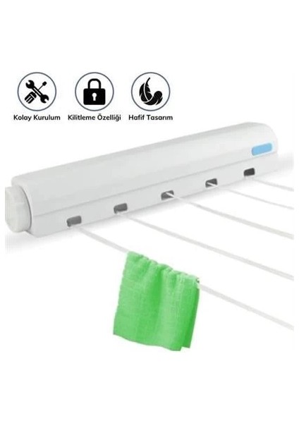 Pratik Çamaşır Kurutma Portatif Yeni Nesil Çek As Kolay Askılık 4 Ipli Çamaşır Askılığı fiyatları