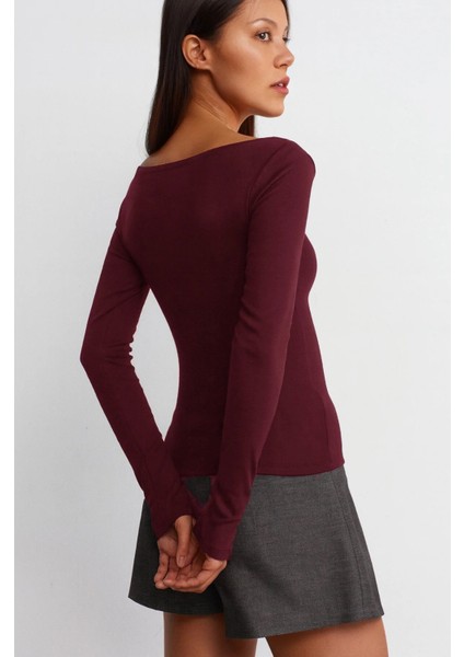 Kayık Yaka Modal Kumaş Yumuşak Body fiyatları