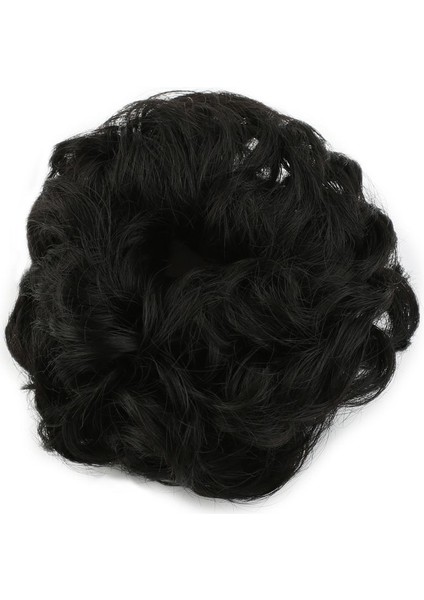 Yoğun Saçlı Lastikli Topuz Toka / Siyah fiyatları