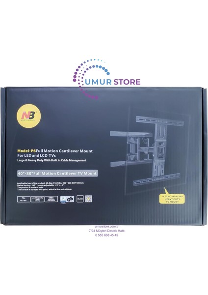 55UA85006LA 55'' 139 Ekran Uydu Alıcılı 4K Hd Smart LCD LED Televizyon Ultra Ince Hareketli Askı Aparatı