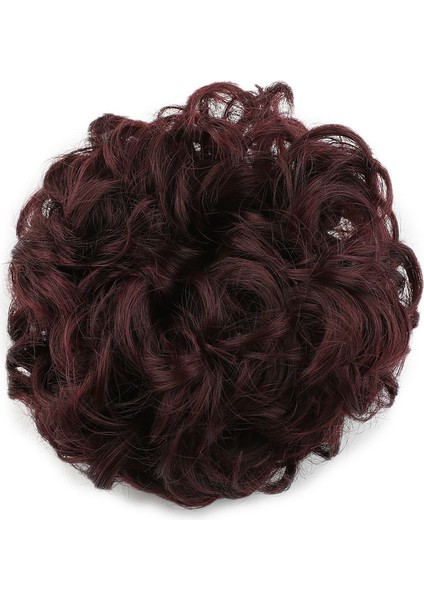 Yoğun Saçlı Lastikli Topuz Toka / Koyu Kızıl fiyatları