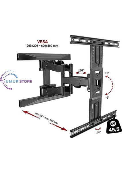75UT9740 75'' 189 Ekran Uydu Alıcılı 4K Hd Smart LCD LED Televizyon Ultra Ince Hareketli Askı Aparatı modelleri