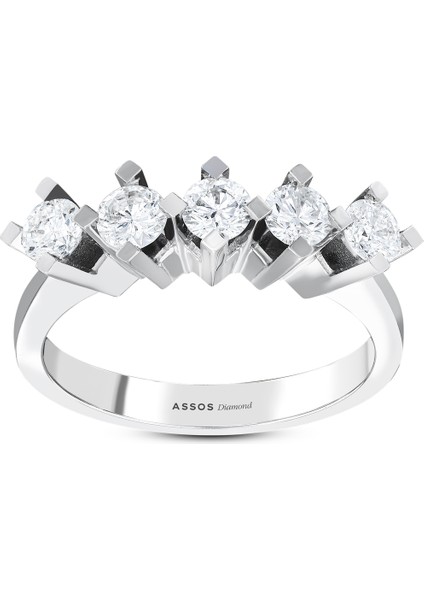 1.57 Karat Pırlanta Beştaş Yüzük modelleri