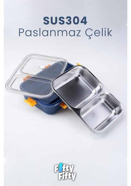 800 ml Tek Kat 2 Bölme Lunch Box Yeni Nesil Sefer TASI-FFLBOX50442 modelleri