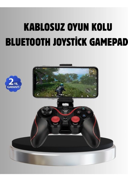Bluetooth Kablosuz Gamepad Tv Pc Telefon Uyumluluğu Kolay Bağlantılı