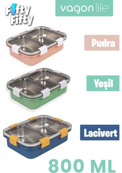 800 ml Tek Kat 2 Bölme Lunch Box Yeni Nesil Sefer TASI-FFLBOX50442 indirimleri