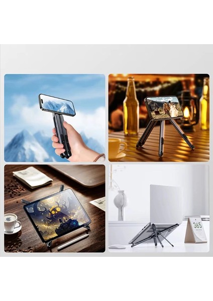 Kompakt Manyetik Telefon Tablet Laptop Tutucu