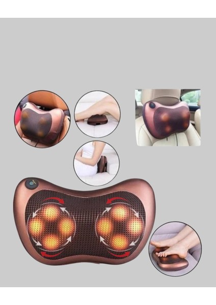 Ergonomik Derin Yoğurmalı Boyun Bel Sırt Masaj Cihazı Priz Çakmak Girişli fiyatları