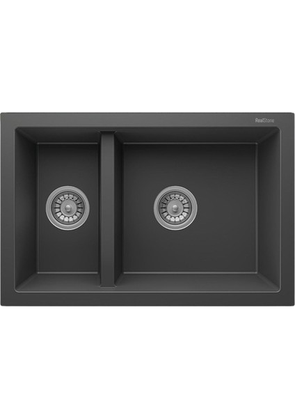 P018 Bergama Granit Evye Antrasit 70 x 46 cm Tezgah Üstü-Altı