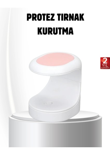 LED Mini Oje Kurutucu Taşınabilir Hızlı Kuruma Cihazı 3 LED Işıklı
