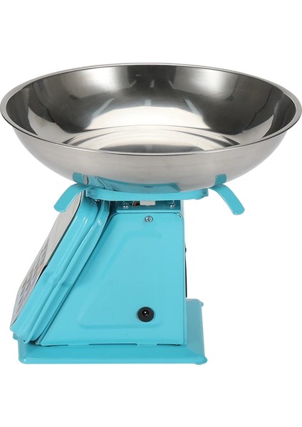 30KG 1g Dijital Kefeli Terazi Pilli ve Adaptörlü Elektronik Tartı, Paslanmaz Çelik Tepsili Tutar Hesaplama Mavi fiyatları