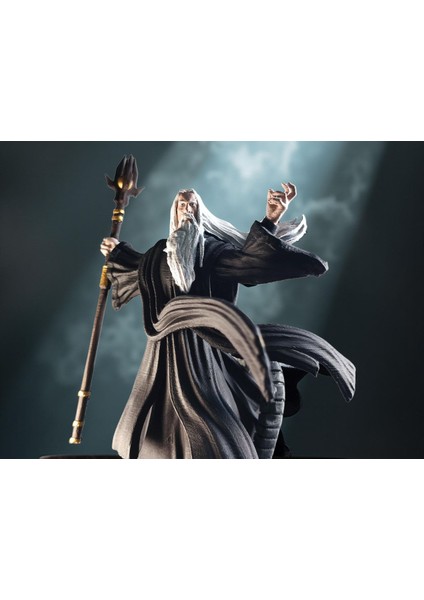 Saruman Figürü | Yüzüklerin Efendisi Koleksiyon Figürü | Fantastik Dekor (15 Cm)