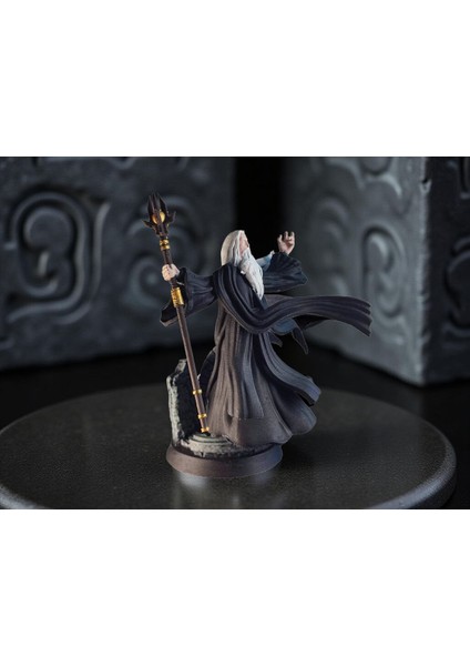 Saruman Figürü | Yüzüklerin Efendisi Koleksiyon Figürü | Fantastik Dekor (15 Cm) fırsatları