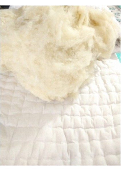 El Yapımı Tek Kişilik Yün Yorgan + 1 Adet Yün Yastık indirimleri