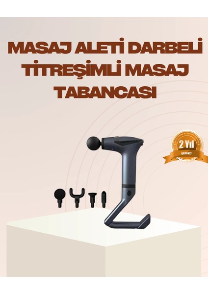 Şarjlı Taşınabilir 3in1 Titreşimli Masaj Aleti Esneme Bantlı