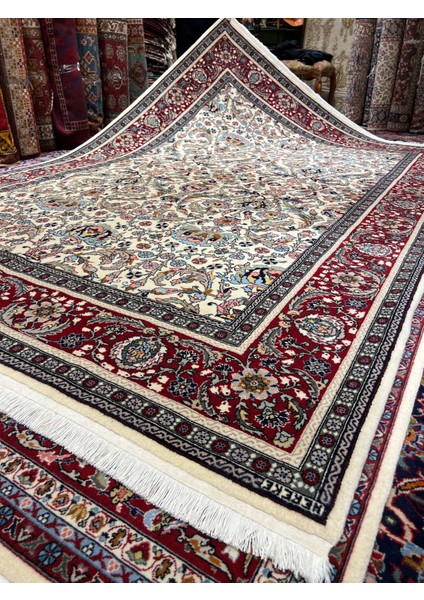 El Dokuma Sümerbank Hereke Halısı Imzalı Polonez Model Muazzam Bir Eser Ebat 300X200