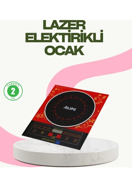 8 Akıllı Pişirme Menülü LED Ekranlı Indüksiyon Ocak