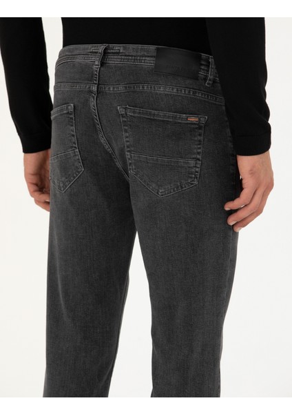 Erkek Antrasit Slim Fit Jean Pantolon 50274370-VR006