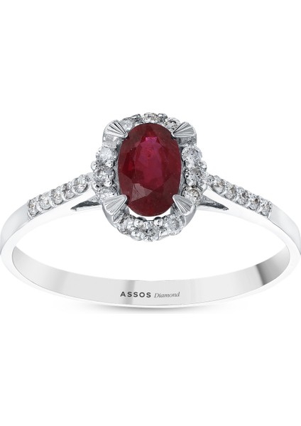 0.16 Karat Yakut Taşlı Pırlanta Yüzük fırsatları