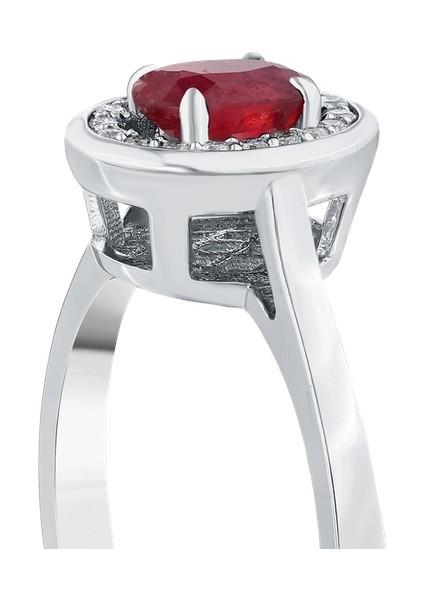 0.10 Karat Yakut Taşlı Pırlanta Yüzük fiyatları