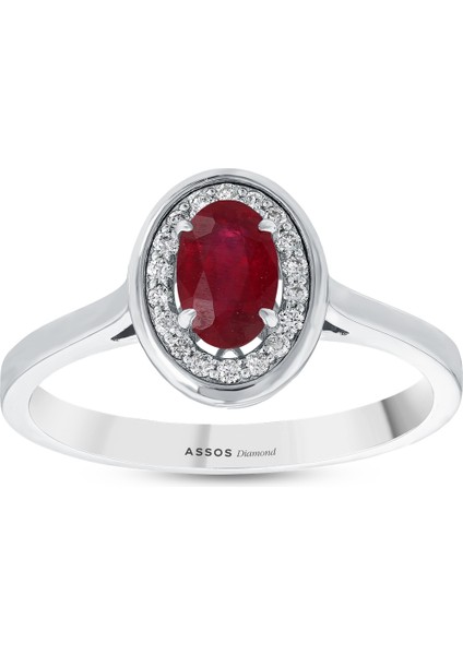 0.10 Karat Yakut Taşlı Pırlanta Yüzük fırsatları