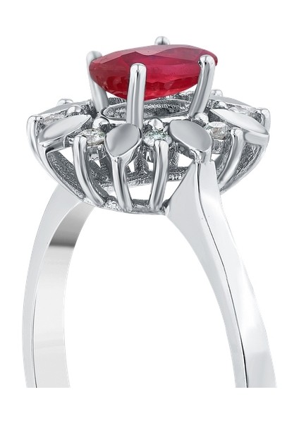 0.07 Karat Yakut Taşlı Pırlanta Yüzük indirimleri