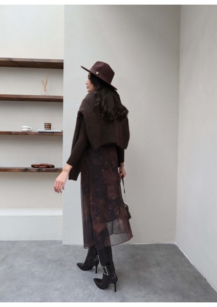 Kemerli Asimetrik Tül Etek fırsatları