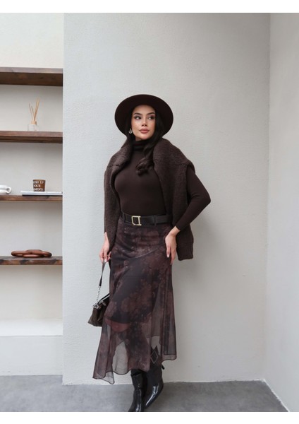 Kemerli Asimetrik Tül Etek indirimleri