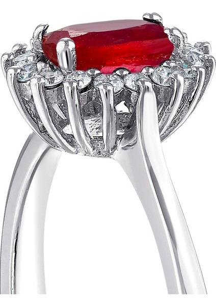 0.12 Karat Yakut Taşlı Pırlanta Yüzük indirimleri