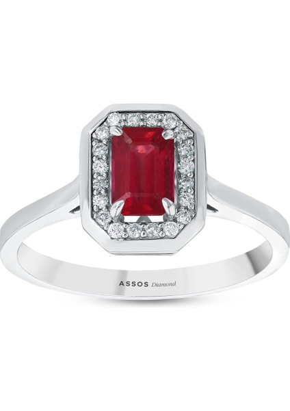 0.09 Karat Yakut Taşlı Pırlanta Yüzük fırsatları