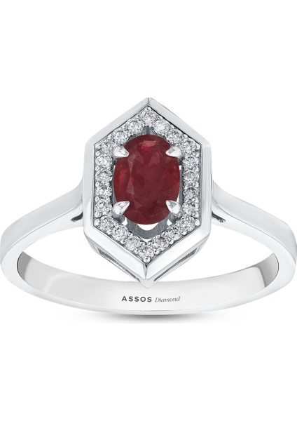 0.10 Karat Yakut Taşlı Pırlanta Yüzük fırsatları