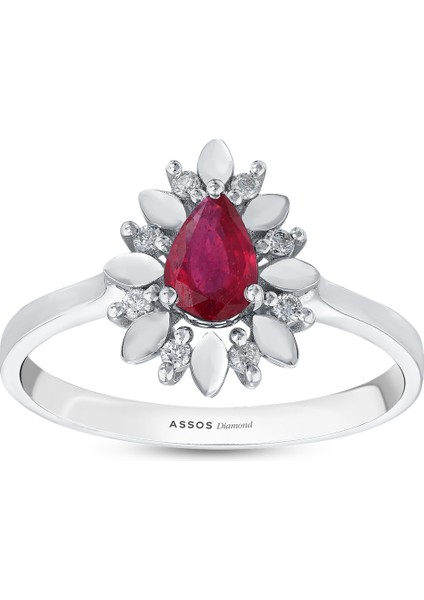 0.07 Karat Yakut Taşlı Pırlanta Yüzük fırsatları